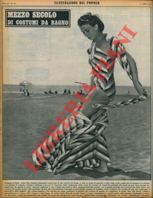 Mezzo secolo di costumi da bagno. Spiaggia di Ostia: Andry Mac Donald, indossa