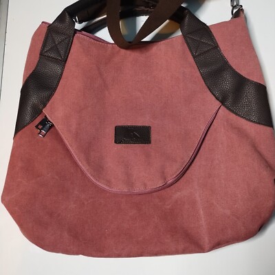 K2 Classic Genova Canvas Hobo Bag Messenger Purse Tote