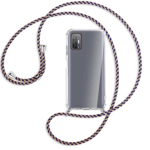 Collana (A) per HTC Desire 21 Pro Cover Custodia con Catena - Foto 14 di 79