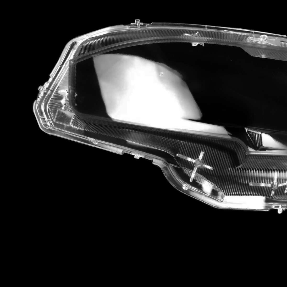 2x Front Headlight Lens Cover For 2016-2018 Honda Civic Clear LampShade Cap