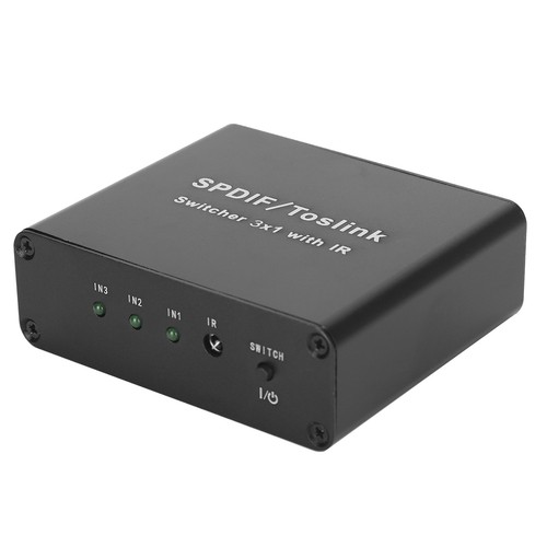 SPDIF/for TosLink Switcher 3x1 Switching Device With Remote Control 3 In 1 O BST - Picture 18 of 36