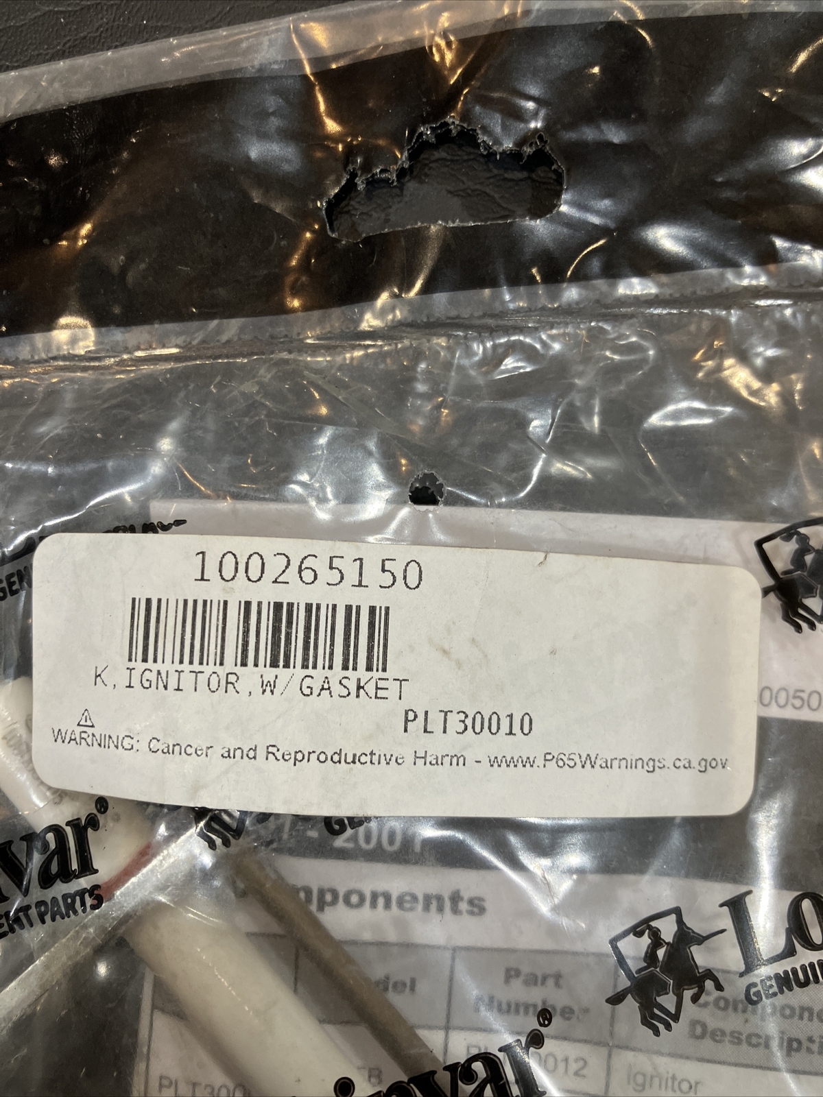 LOCHINVAR 100265150 / 100265150 New