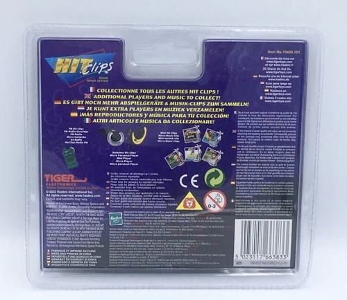 HASBRO Tiger 2002 HIT CLIPS Micro Music Clip NEUF : MICHELLE BRANCH «EVERYWHERE» - Photo 2/2
