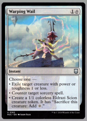 Warping Wail 0162 Non Foil Uncommon Modern Horizons 3 MTG Near Mint