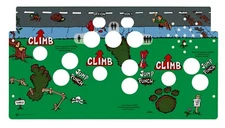 Arcade 1Up Cabinet Rampage CPO Overlay Sticker Decal