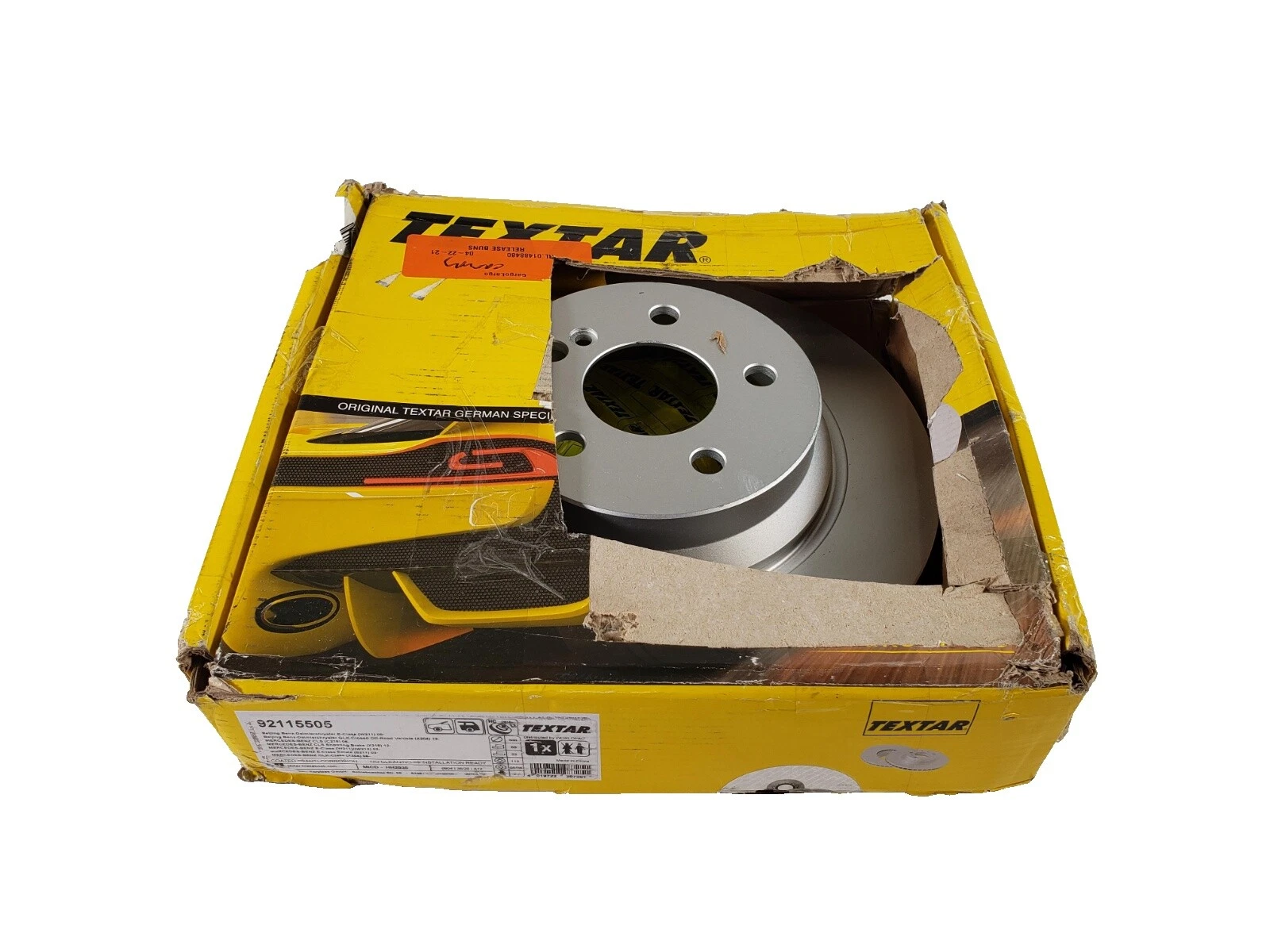 Textar traseras para automóviles y camiones rotores de disco de freno