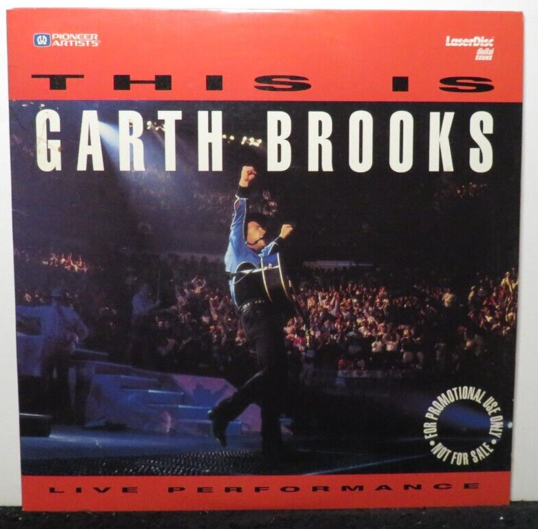 GARTH BROOKS THIS IS LIVE PERFORMANCE PROMOTIONAL COPY LASER
