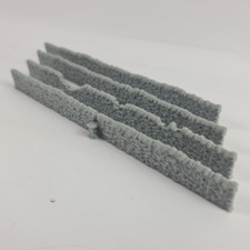 Yorkshire style stone walls x4  - Model Railway miniature scenery OO Gauge 1:76