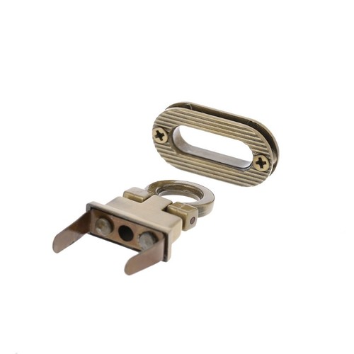 Metal Clasp Turn Lock Twist Lock for DIY Handbag Bag Purse Hardware Craft New - Picture 4 of 12