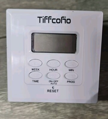 Indoor Digital Light Timer, 7 Day Programmable Plug in Outlet Timer, 2 Grounded