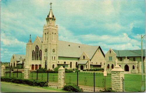 Postcard TX San Juan, Texas; Virgin of San Juan Catholic Church R6