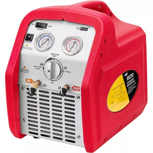 Portable Refrigerant Recovery Machine 110-120V AC 60Hz 3/4HP Single Cylinder Red