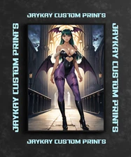 Darkstalkers Morrigan Aensland Capcom Poster Print - No Frame