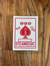 999 Steamboat Gilded Red Deck #/100 Playing Cards Riffle Shuffle