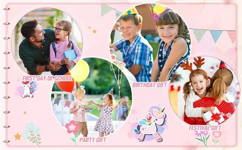 42-teiliges Schreibwaren-Set Einhorn & Kätzchen für Mädchen Federmäppchen Buntstifte Farbe & mehr - Bild 8 von 23