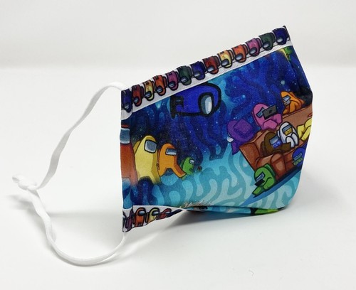 Maskara by BengC Space Crew Game Blue Ocean KIDS Face Mask Video Gaming 3D Fit - Picture 3 of 6