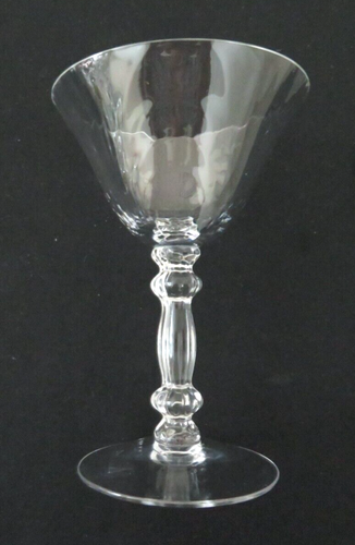 2 Cambridge Caprice Clear 6 Oz Champagne Martini Stems Great Condition - Picture 4 of 7