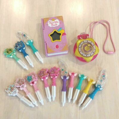 Glitter Force Star Twinkle PreCure Pretty Cure Book Pendant Pen 13p Set BANDAI