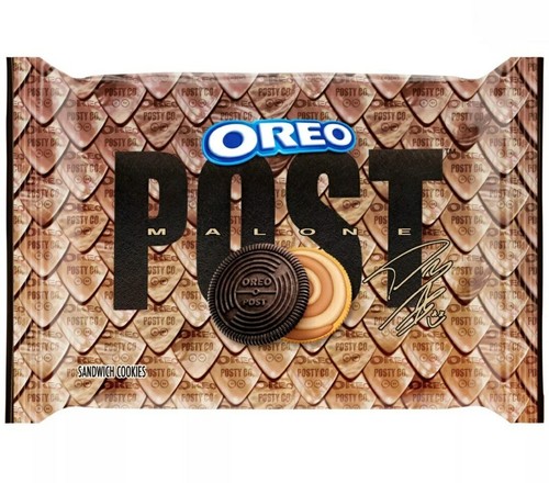 POST MALONE Oreo Cookies IN HAND Single Pack Posty's Swirled Salted Caramel OREO