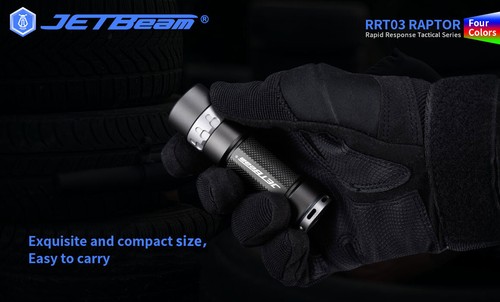 Jetbeam RRT03 RGBW Dimmerazione Stepless 1400LM Controllo Rotante Torcia EDC + Batteria - Foto 34 di 44