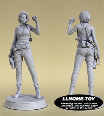 1/6 31cm Jill Valentine 3D Printing Model Kit Unpainted Unassembled GK