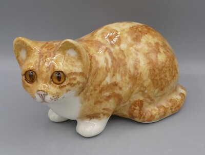 Winstanley Cats - Ginger Tabby Cat Größe 2 - signiert - Glasaugen - British Made