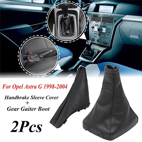 Fit Vauxhall Astra G 1998-04 Handbrake Gear Shift Boot Gaiter Gaitor PU Leather - Picture 8 of 12