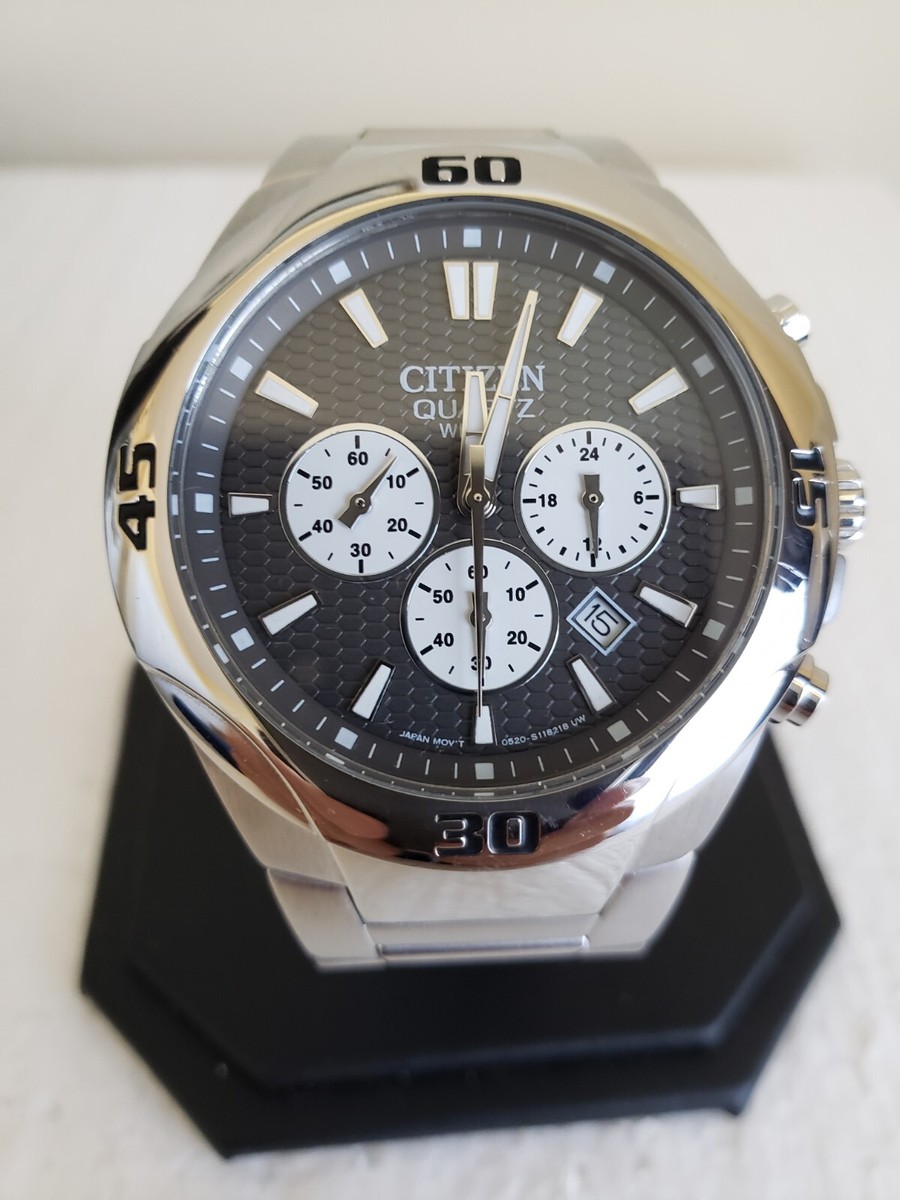 Citizen GN-4-S 0520-S081351 Chronograph Wristwatch - w/New Battery