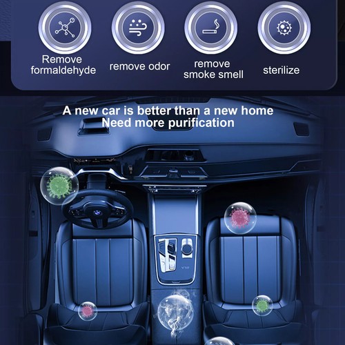 Mini Car Fresh Air Deodorizer Ozone Purifier Home Ozone Generator Ozone Machine - Picture 7 of 15