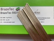 silver solder kit Brazetec 5507 55%ag 1.0mm 40 rods x 500mm FREE POSTAGE!