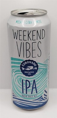 Craft Beer Can Coronado Brewing Company Weekend Vibes India Pale Ale IPA Island