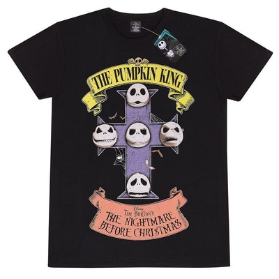 The Nightmare Before Christmas T-Shirt Herren The Pumpkin King schwarz