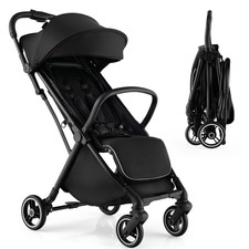 Lightweight Baby Stroller Travel Airplane Foldable Self-Standing Toddler Newborn