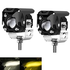 LED Pod Lights, LED off Road Lights 60W LED Motorcycle Light Yellow White