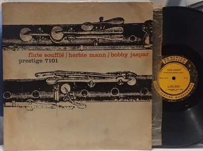 HERBIE MANN-BOBBY JASPAR Flute Souffle SCARCE DG PRESTIGE LP Joe Puma RVG Hear!