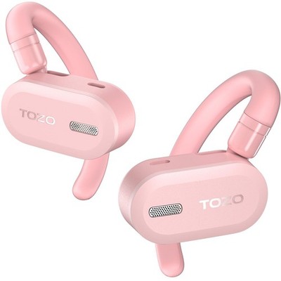 TOZO Open Ear Kopfhörer Verstellbare Ohrhaken Ultra Komfort Punchy Bass