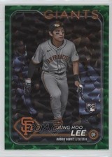 2024 Update Rookie Debut Green Crackle Foilboard /499 Jung-Hoo Lee Jung Hoo 02wb