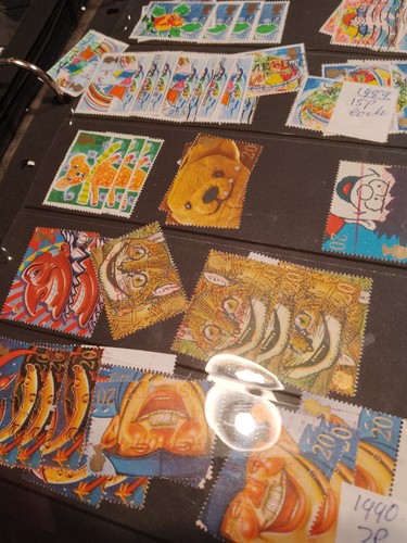5 Vintage Stamp, Postcard Albums, 6.9 KG Tatty Albums F/U Content Good to sort. - 第 14/22 張圖片