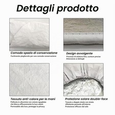 Parasole Universale per Volante Auto Coprivolante Protezione per Tutte le Auto - Miniatura 3