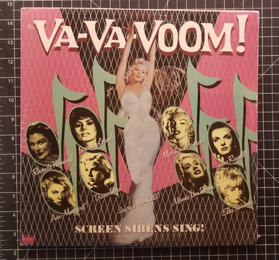 *Sealed* VA-VA-VOOM! Screen Sirens Sing! 2LP 1985 PINK VINYL New MARILYN MONROE