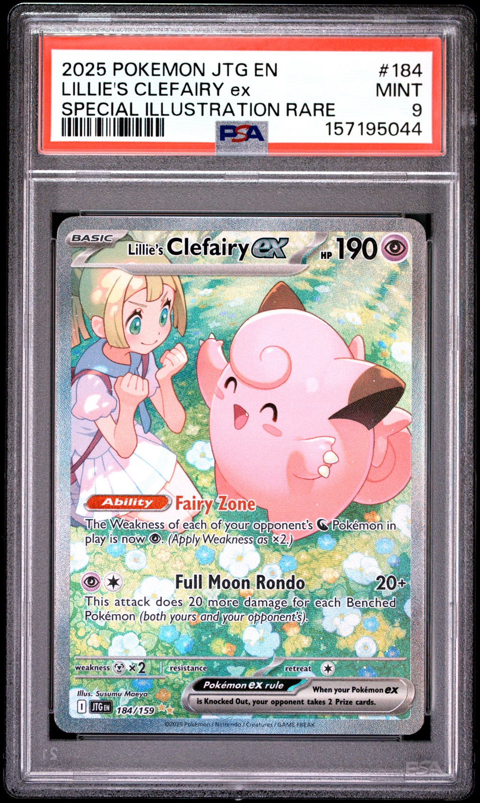 Lillie's Clefairy Ex #184