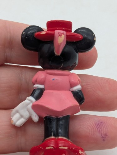 Vintage Disney Minnie Mouse Pencil Topper Toy - Picture 12 of 16