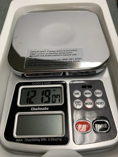 Chefmate 3 In 1 Digital Precision Scale-New In The Box  - Picture 3 of 15