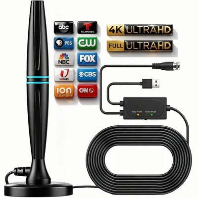 TV Antenna for Smart TV Indoor,TV Antenna for Local Channels,Support 4K 1080p...