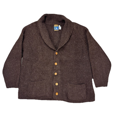 #ad GREAT Northern Knitters Wool Cardigan Sweater Sz 46 Chunky Knit Vintage Grunge $275.00