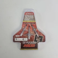 Swhacker Crossbow Broadheads 2.25" - 125gr. - 4 blade - 3pk - 260 SWH00260