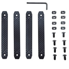 4pcs MLOK Rail Hand Protection Hunting Rail Covers Panel for M-lok System 120MM