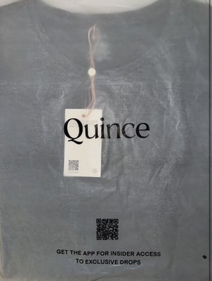 QUINCE Women s Flowknit Breeze Tee in Charcoal - Size Large