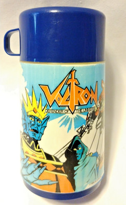 Vintage Voltron Aladdin Thermos 1984 Defender Of The Universe B2