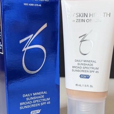ZO Skin Health Daily Mineral Sunshield SPF 45 Broad Spectrum Light Medium 45 mL